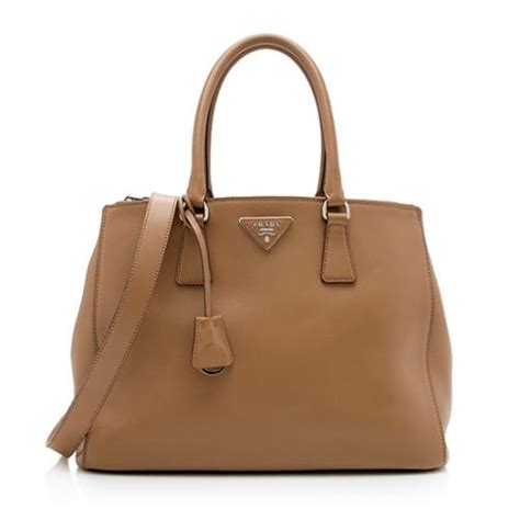 prada city calf large tote|PRADA City Calf Grommet Large Double Zip Tote Talco.